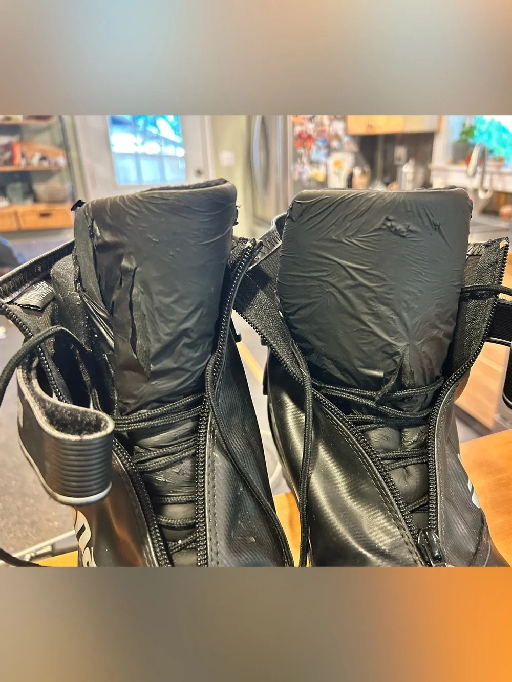 Alpina Boots 41 Black BC 50 Cross Country Nordic Track Ski